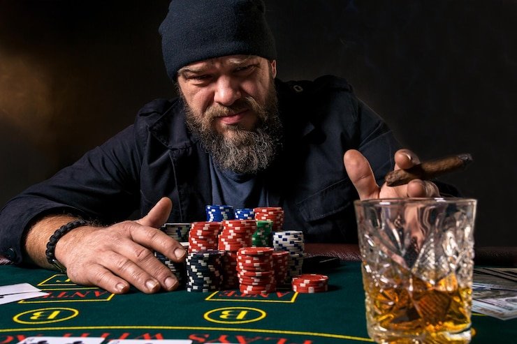 Dealer profesional kasino langsung lancelot88 sedang memandu permainan baccarat secara live